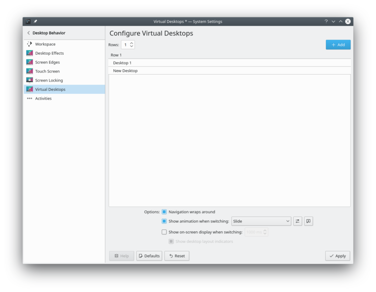 System Settings Virtual Desktops Kde Wiki Sandbox